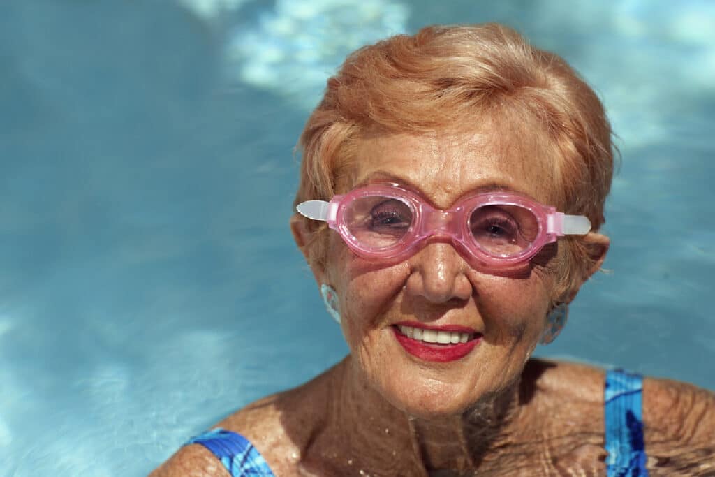 Elderly Care in Peoria AZ: Swimming Exercise