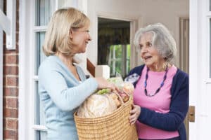 In-home care providers can help seniors buy groceries, ensuring they are fresh and of good quality.